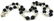 TIFFANY & CO ONYX STERLING SILVER BEADED NECKLACE - 2