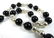 TIFFANY & CO ONYX STERLING SILVER BEADED NECKLACE - 3