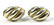 PR TIFFANY & CO STERLING 18kt YG 4 STRAND EARRINGS
