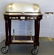 CHRISTOFLE SILVERPLATE & WOOD SERVING TROLLEY
