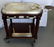 CHRISTOFLE SILVERPLATE & WOOD SERVING TROLLEY - 2