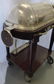 CHRISTOFLE SILVERPLATE & WOOD SERVING TROLLEY - 8
