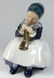 ROYAL COPENHAGEN 'GIRL KNITTING' PORCELAIN FIGURE
