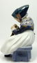 ROYAL COPENHAGEN 'GIRL KNITTING' PORCELAIN FIGURE - 4