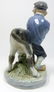 ROYAL COPENHAGEN 'BOY WITH CALF' PORCELAIN FIGURE - 2