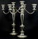 PR POOLE STERLING SILVER 3-LIGHT CANDELABRA - 2