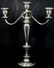 PR POOLE STERLING SILVER 3-LIGHT CANDELABRA - 4
