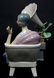 LLADRO 'LADY ON DIVAN' PORCELAIN FIGURINE - 4