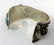 NAVAJO STERLING TURQUOISE WATCH CUFF - 6