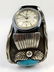 NAVAJO STERLING TURQUOISE WATCH CUFF - 8
