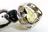 14kt WHITE GOLD DIAMOND PERIDOT & PEARL NECKLACE - 6