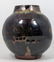 BLACK & BROWN GLAZED STUDIO POTTERY VASE