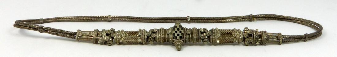 TRIBAL INDIAN SILVER NECKLACE (1 of 2)