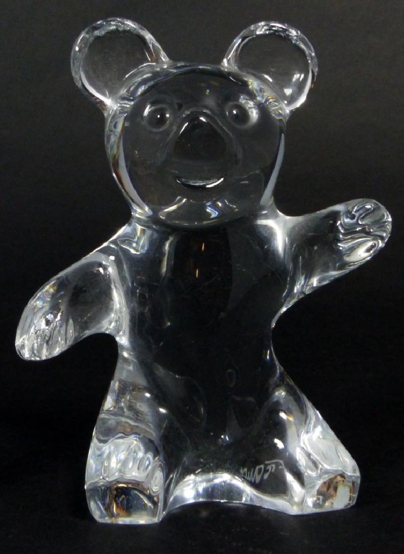 DAUM FRANCE CRYSTAL TEDDY BEAR (1 of 6)