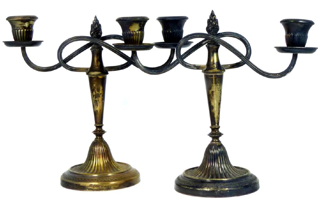 PR VERMEIL STERLING SILVER CANDELABRA (1 of 9)