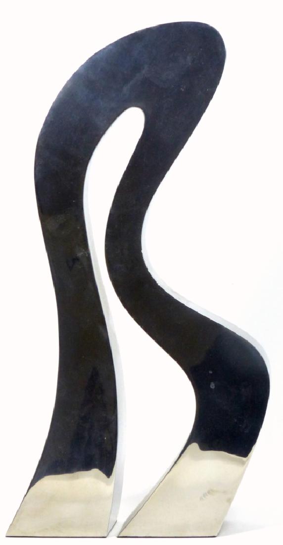 GARY KAHLE CHROMED METAL SCULPTURE 2/10 (1 of 8)