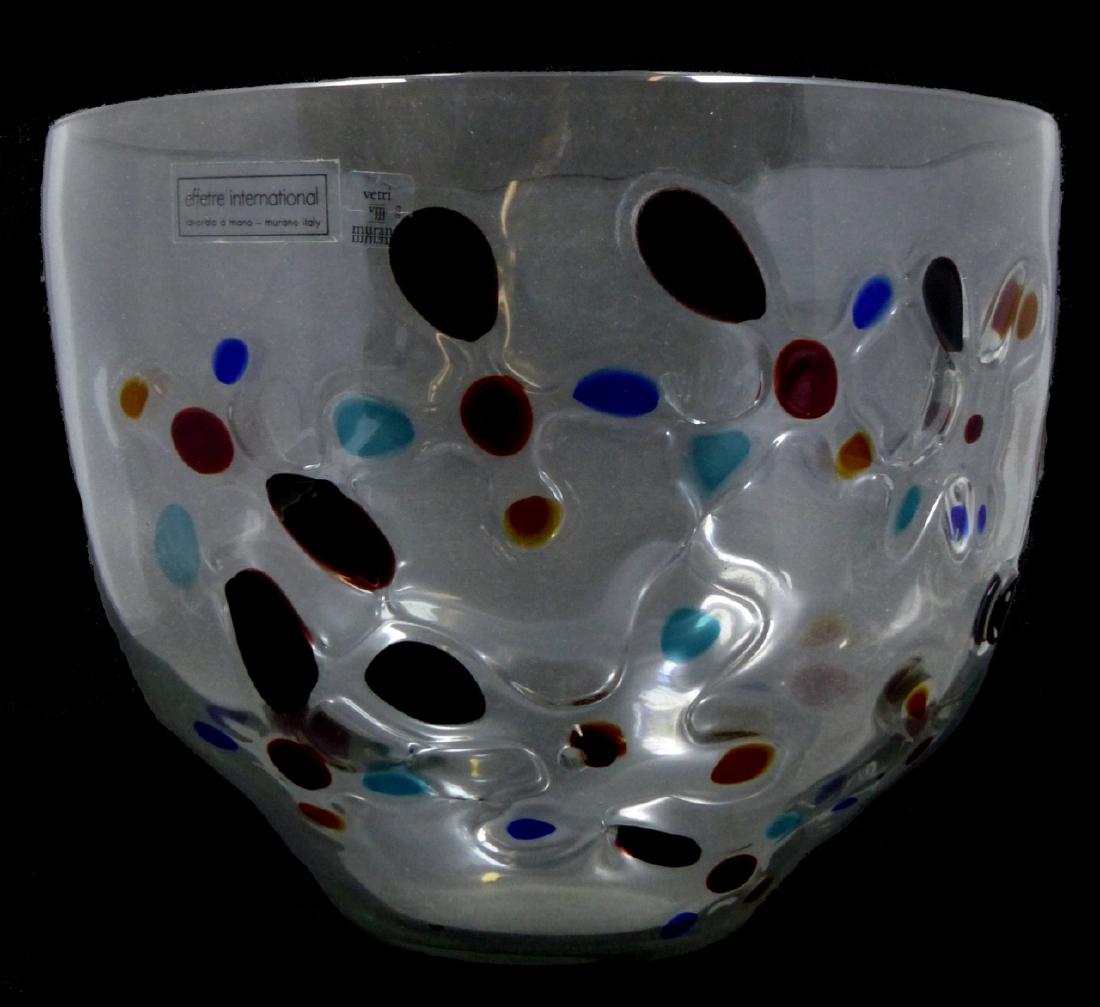 LINO TAGLIAPIETRA EFFETRE MURANO GLASS BOWL (1 of 8)