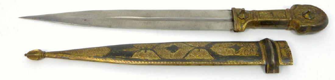 ANTIQUE RUSSIAN CAUCASIAN KINDJAL DAGGER (1 of 10)