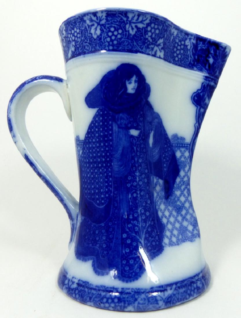 ROYAL DOULTON MORRISIAN WARE BLUE & WHITE PITCHER (1 of 6)