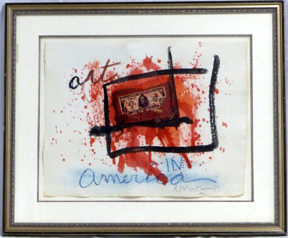 ROBERT MOTHERWELL 'ART IN AMERICA' MIXED MEDIA (1 of 4)