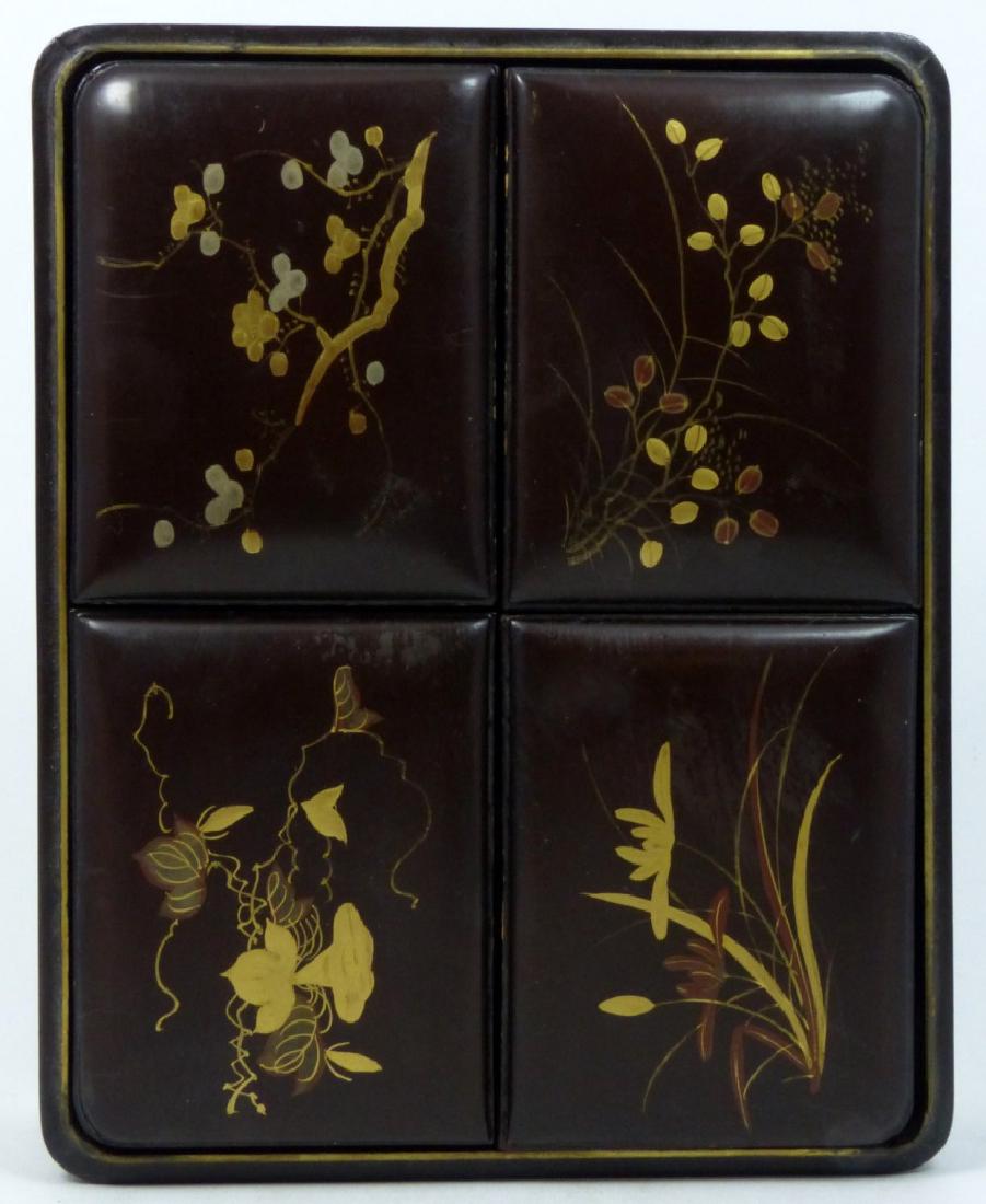 CHINESE GILT LACQUERED BOX SET (1 of 8)