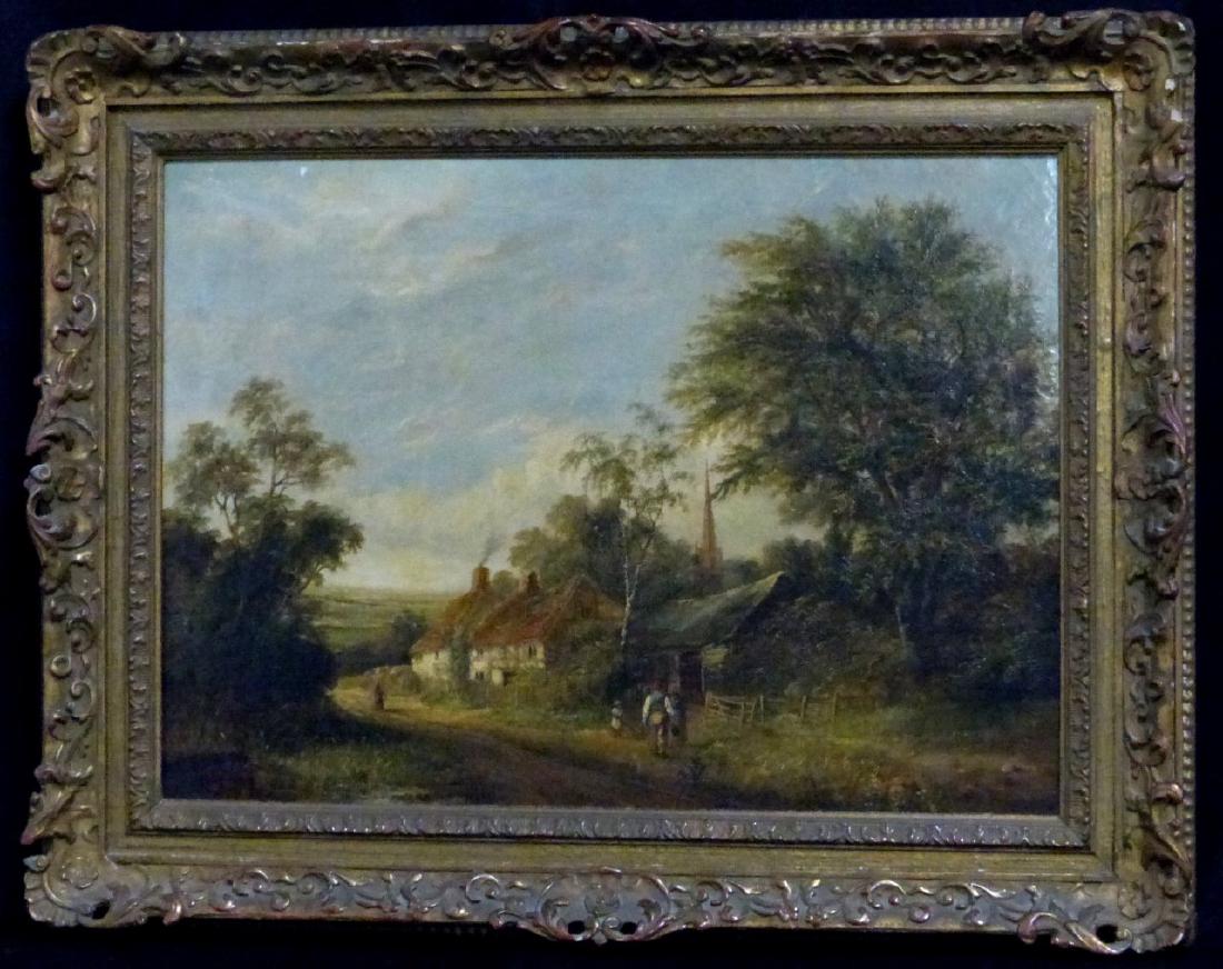 WILLIAM BIDWELL HENLEY OIL PAINTING ON CANVAS (1 of 6)