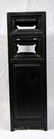 CHINESE CARVED & EBONIZED DRAGON DISPLAY CABINET - 8