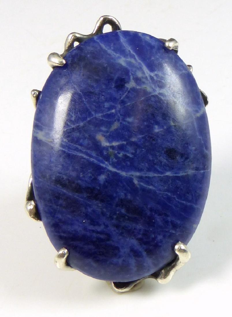 TAXCO STERLING SILVER SODALITE RING (1 of 7)