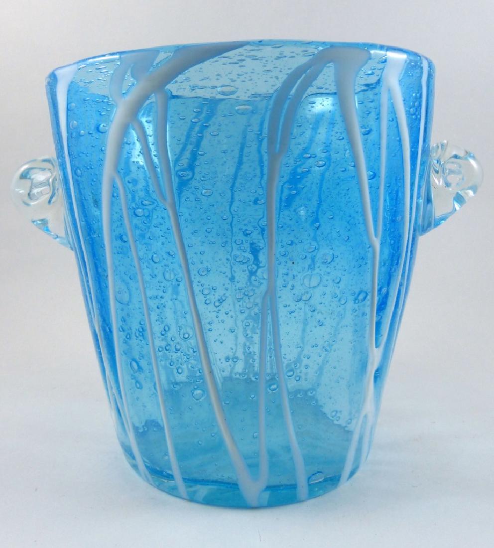 VENINI MURANO ART GLASS ICE BUCKET (1 of 6)