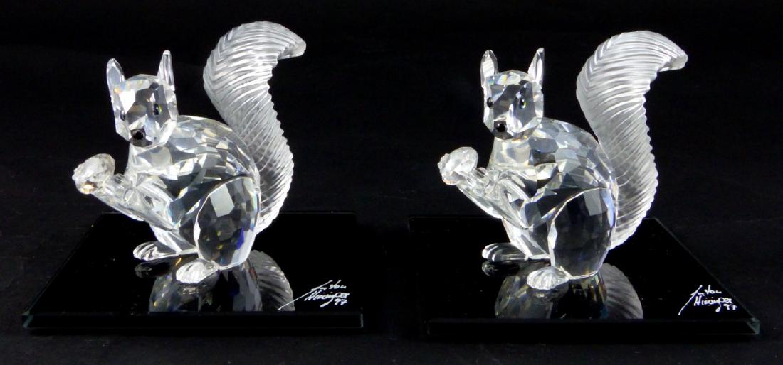 PR SWAROVSKI CRYSTAL SQUIRRELS w BOXES (1 of 5)