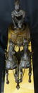 19th C FRENCH BRONZE & MARBLE CHARIOT MANTEL CLOCK - 7