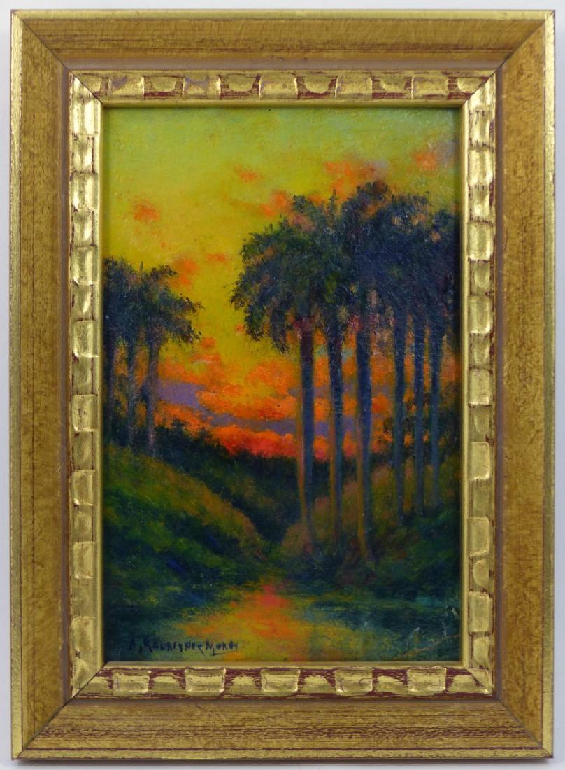 ANTONIO RODRIGUEZ MOREY OIL PAINTING ON BOARD (1 of 5)