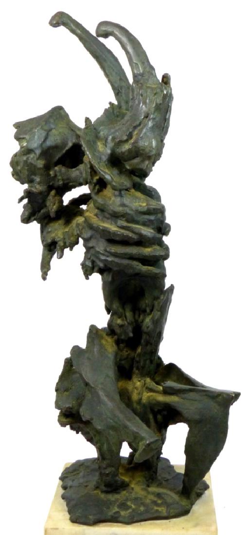 GEORGE KORAS ASTRACT BRONZE SCULPTURE (1 of 10)