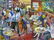 VALERY TSARIKOVSKY OIL PAINTING ON CANVAS CAFE - 2
