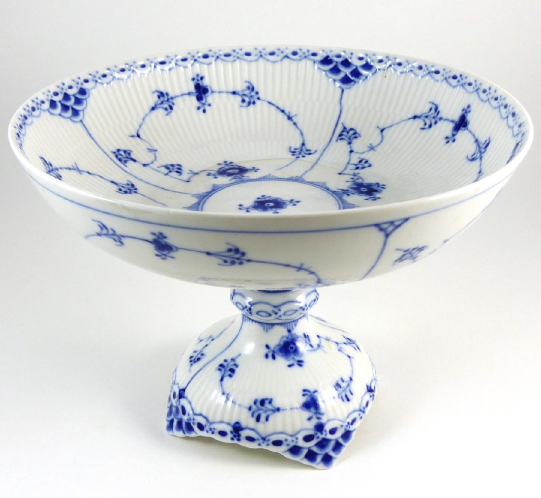 ROYAL COPENHAGEN BLUE FLUTED PORCELAIN COMPOTE (1 of 7)