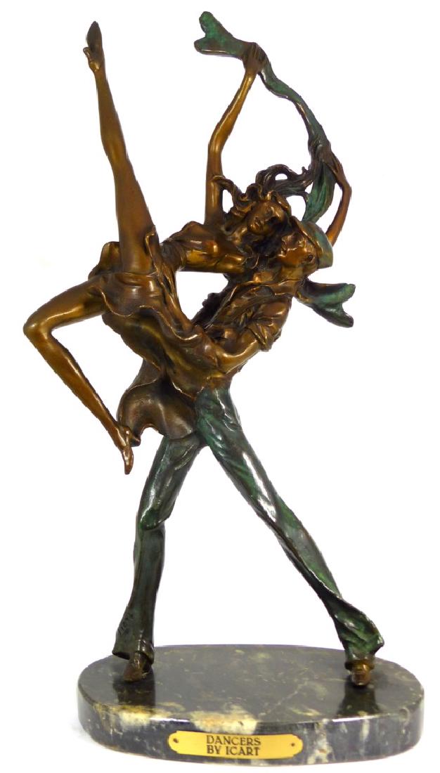 LOUIS ICART BRONZE DANCERS SCULPTURE (1 of 10)