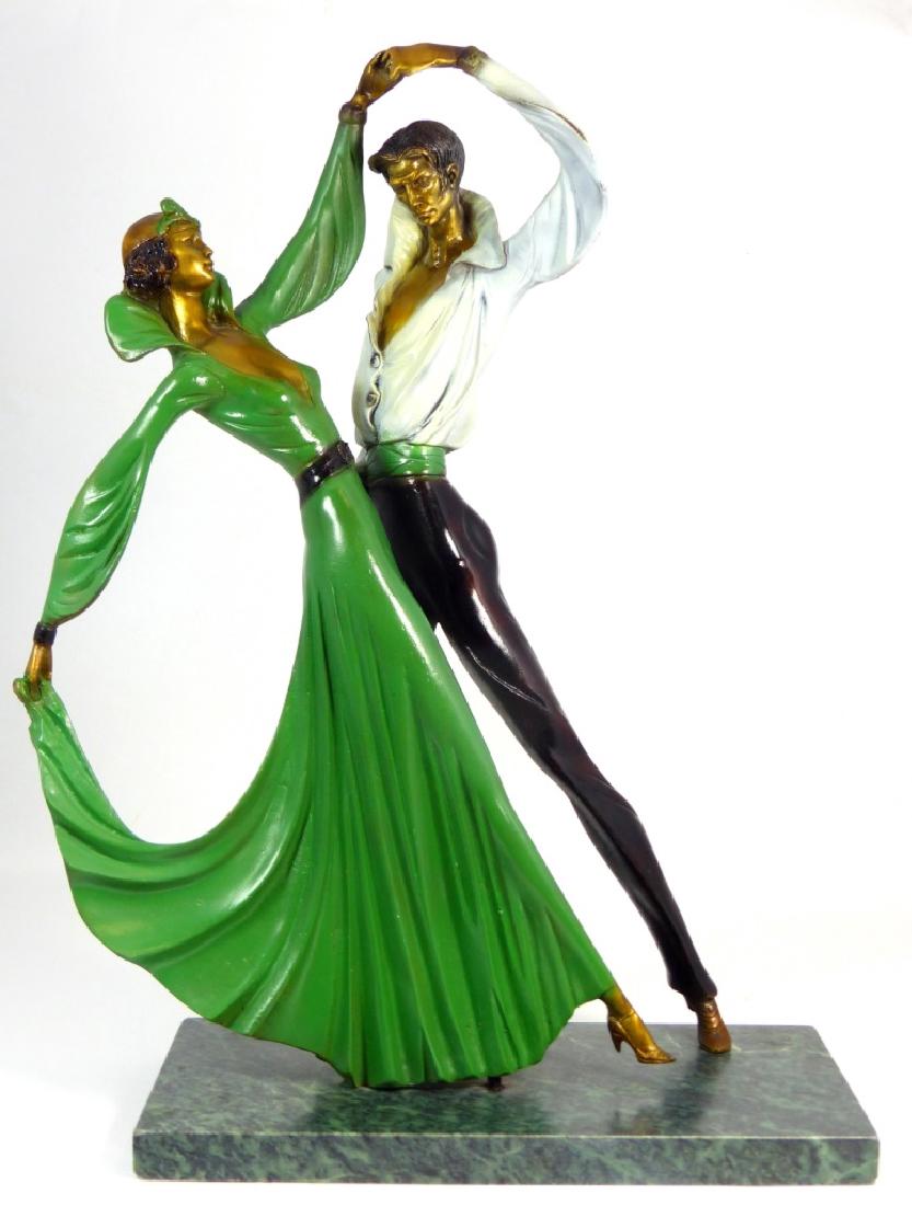 CHIPARUS BRONZE DANCERS SCULPTURE (1 of 10)