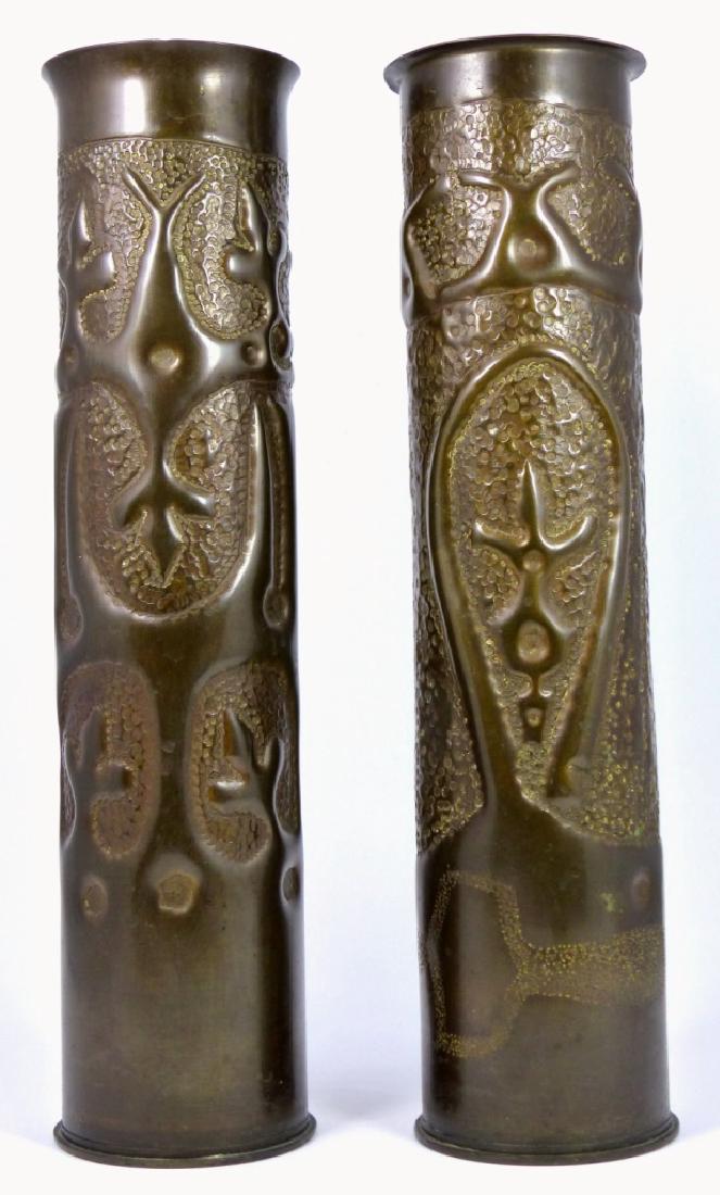 PR TRENCH ART 75mm MORTAR SHELLS (1 of 8)