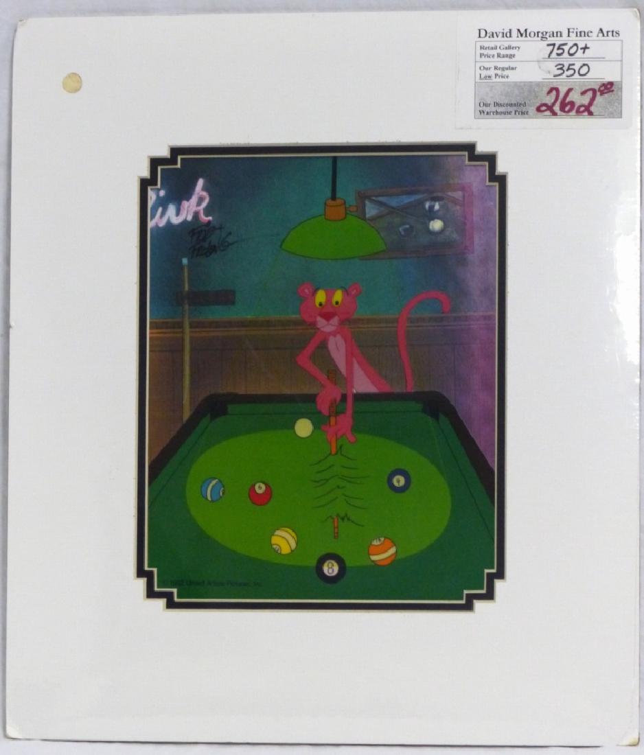PINK PANTHER 'TRICK SHOT' ARTIST SIGNED CERI CEL (1 of 4)