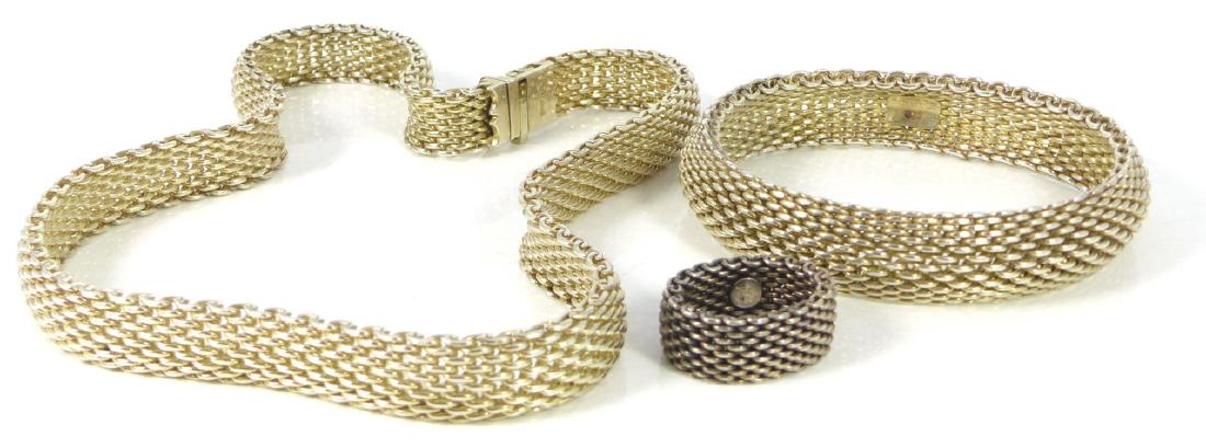 3pc TIFFANY & CO STERLING SILVER 'SOMERSET' SUITE (1 of 10)