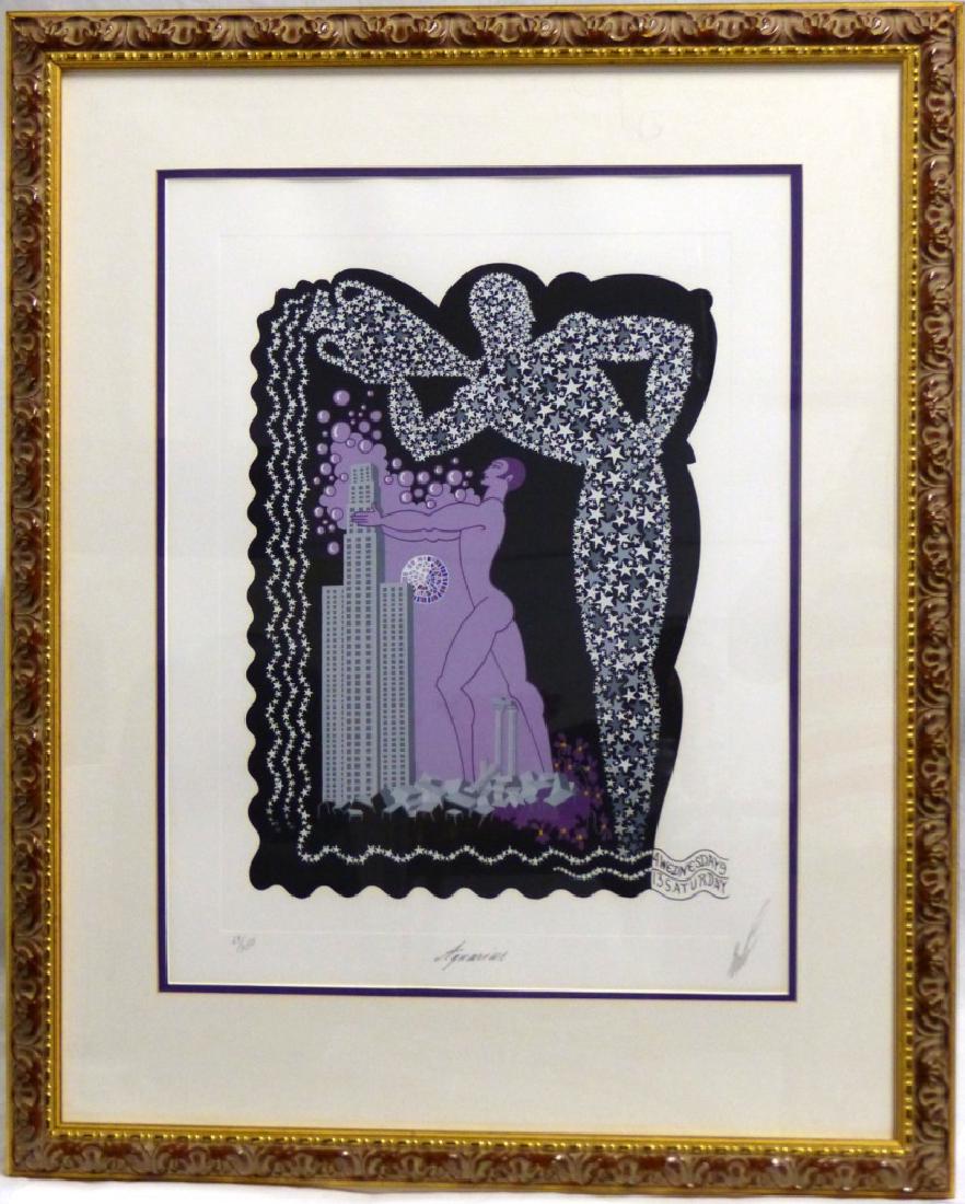 ERTE AQUARIUS ZODIAC SERIES SERIGRAPH (1 of 7)
