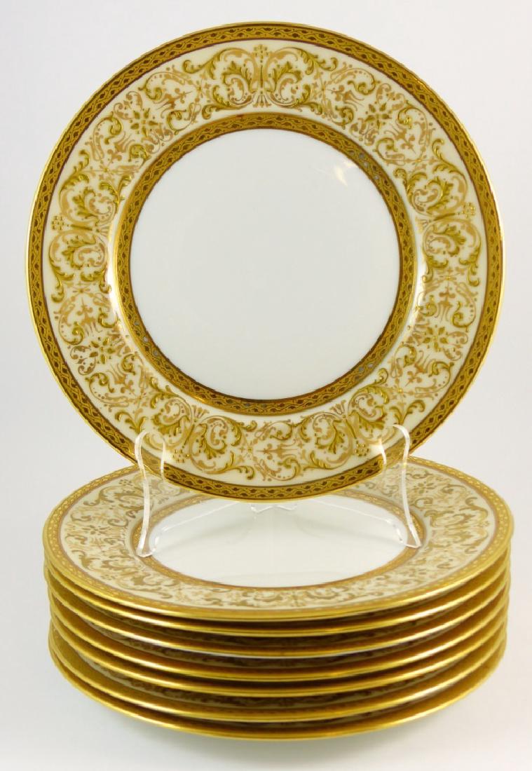 8pc JEAN POUYAT LIMOGES PORCELAIN PLATES (1 of 6)