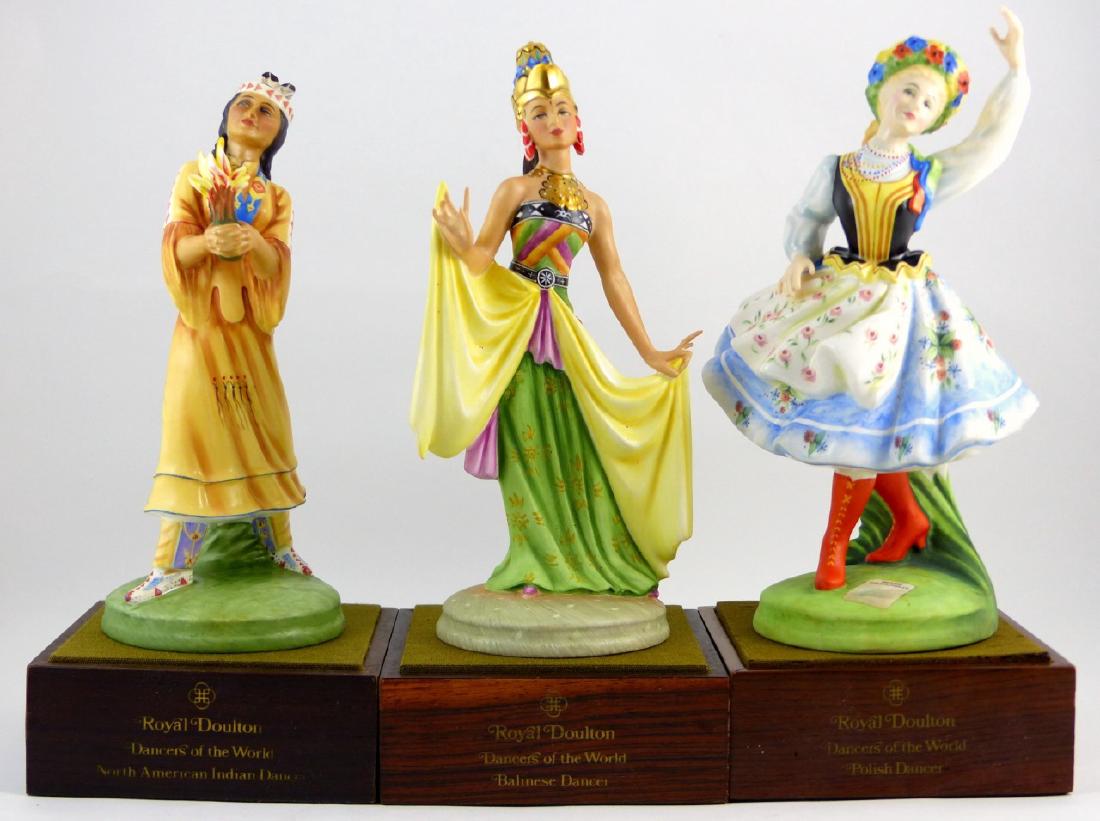 3pc ROYAL DOULTON 'DANCERS OF THE WORLD' FIGURINES (1 of 11)