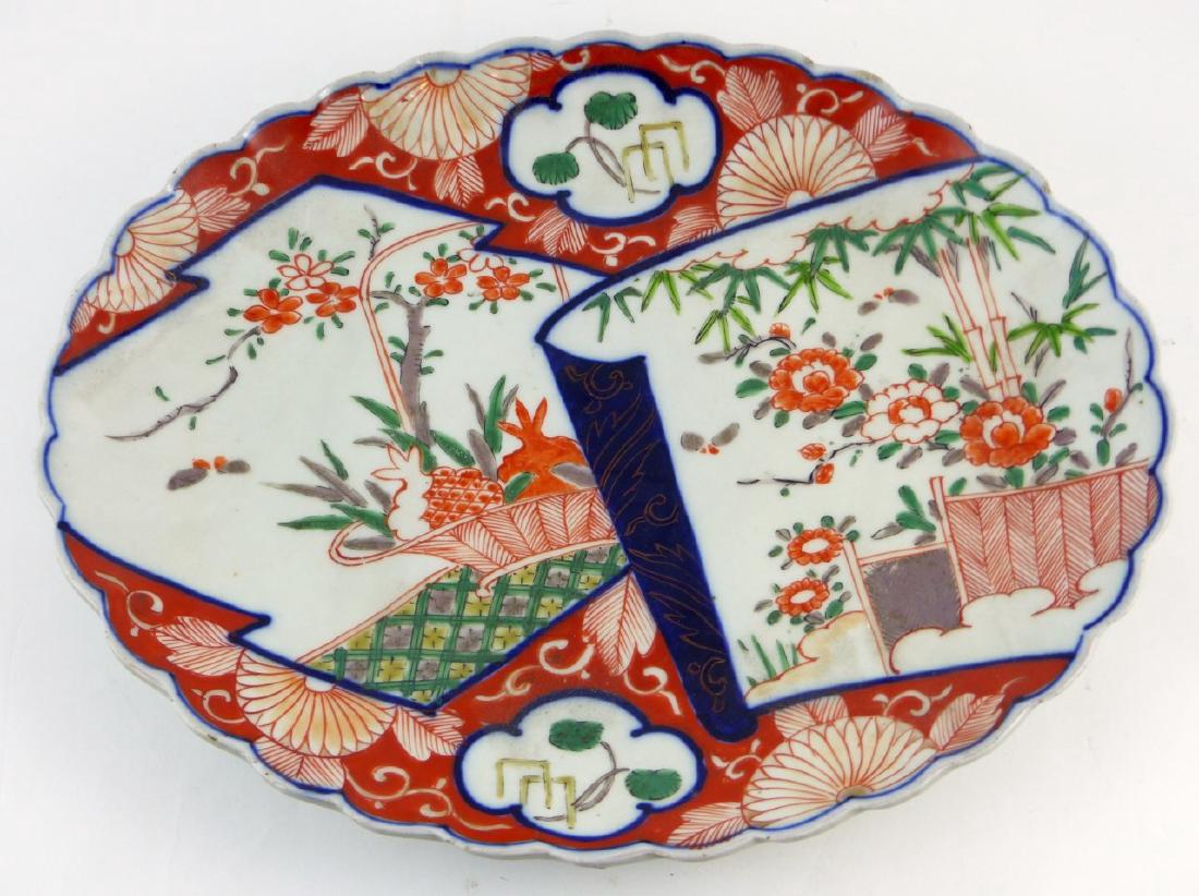 ANTIQUE JAPANESE IMARI PORCELAIN PLATTER (1 of 5)
