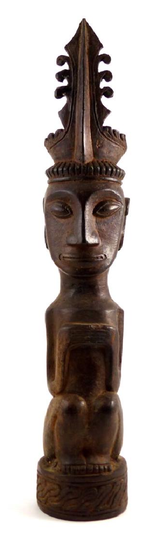 INDONESIAN NIAS ANCESTOR CHIEF CAST METAL FIGURE (1 of 8)
