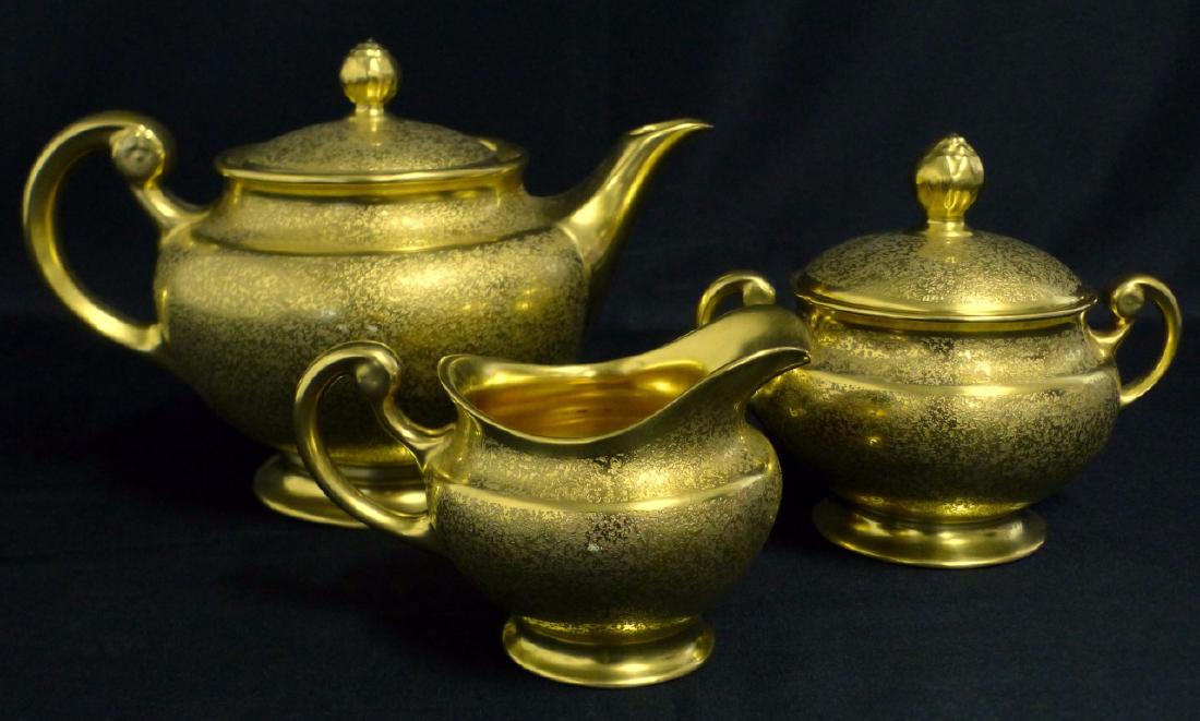 3pc HUTSCHENREUTHER SELB LHS PORCELAIN TEA SET (1 of 8)