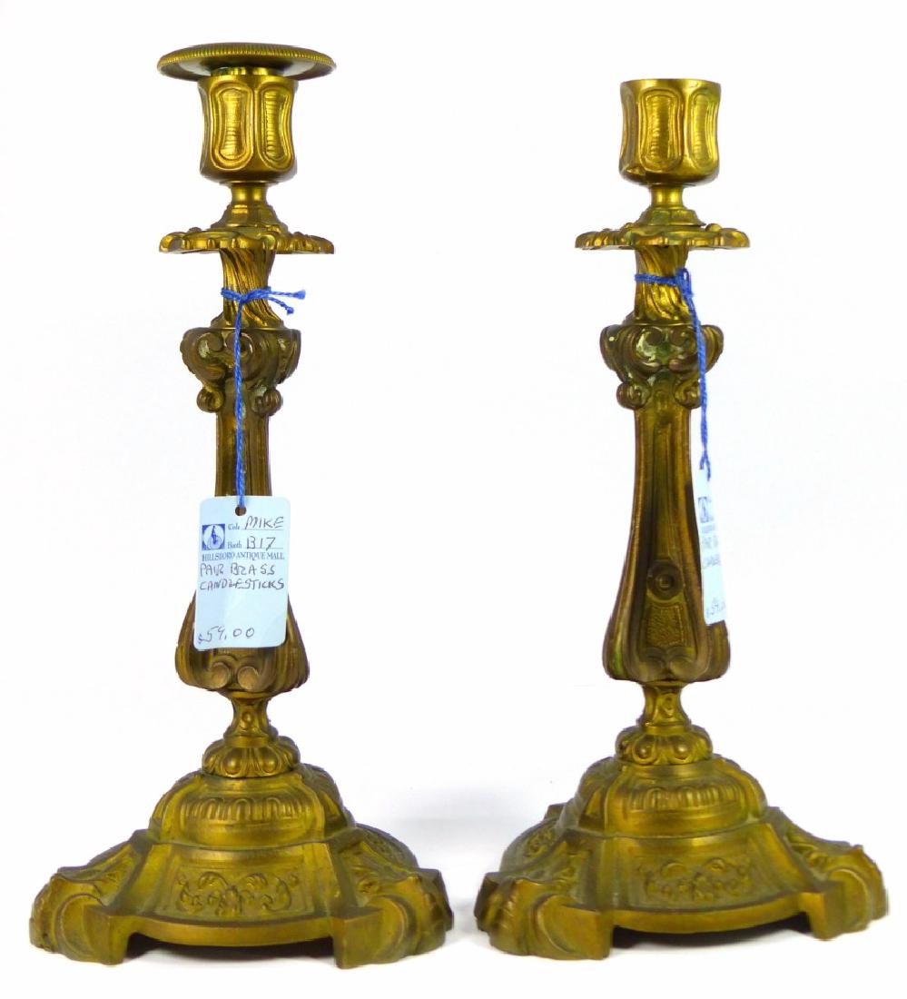 PR BRASS CANDLESTICK HOLDERS (1 of 6)