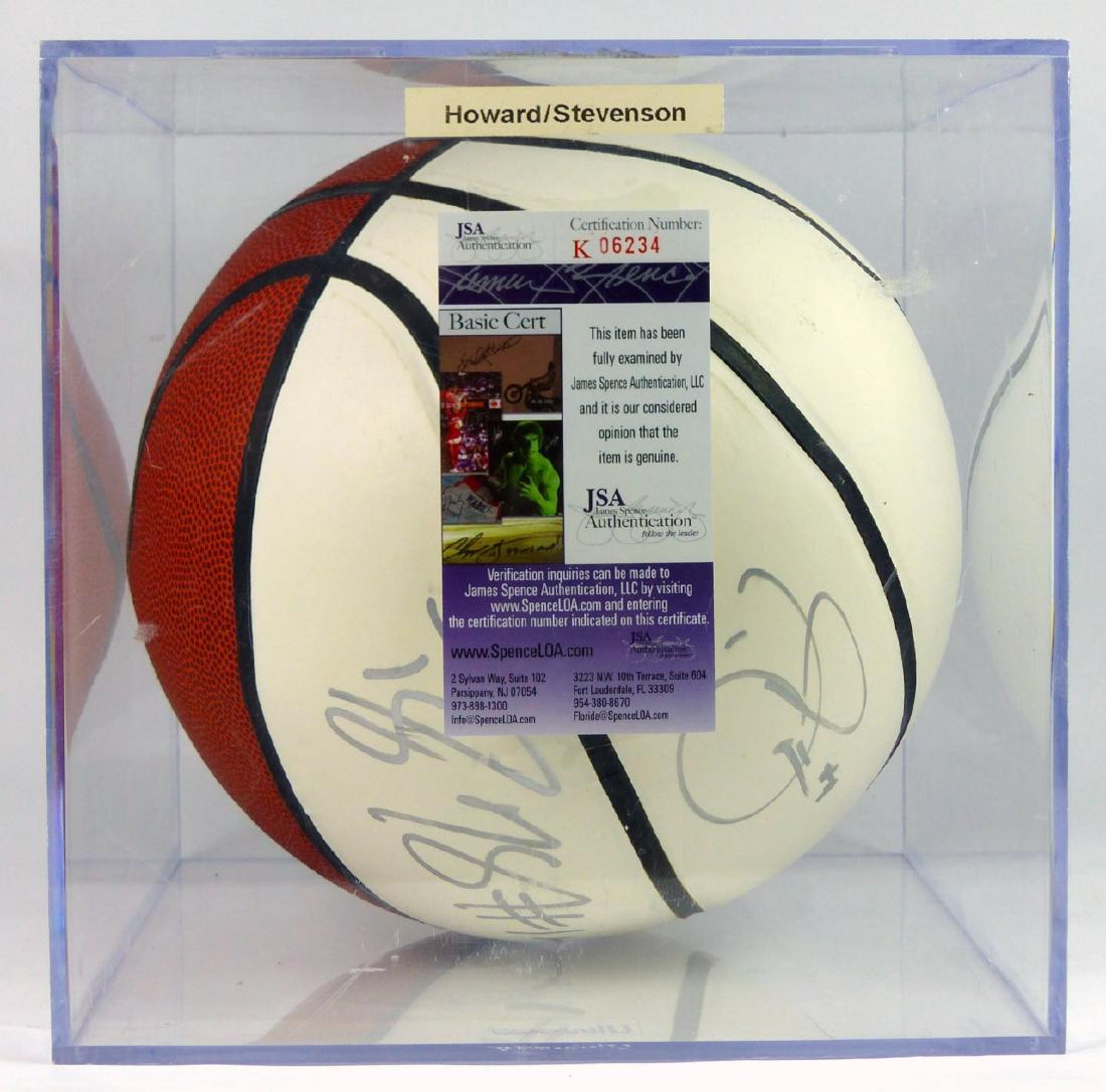 DWIGHT HOWARD&DESHAWN STEVENSON SIGNED BASKETBALL (1 of 4)
