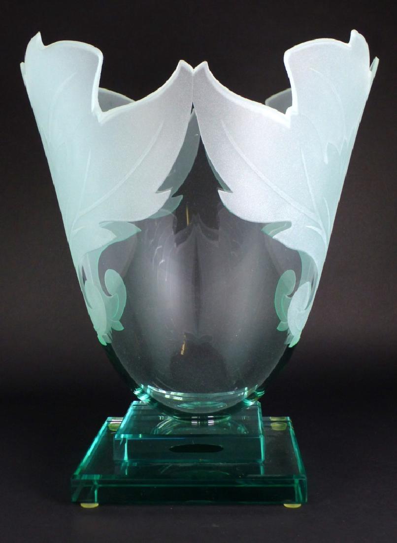 GUNTHER LUNA ART GLASS VASE (1 of 6)