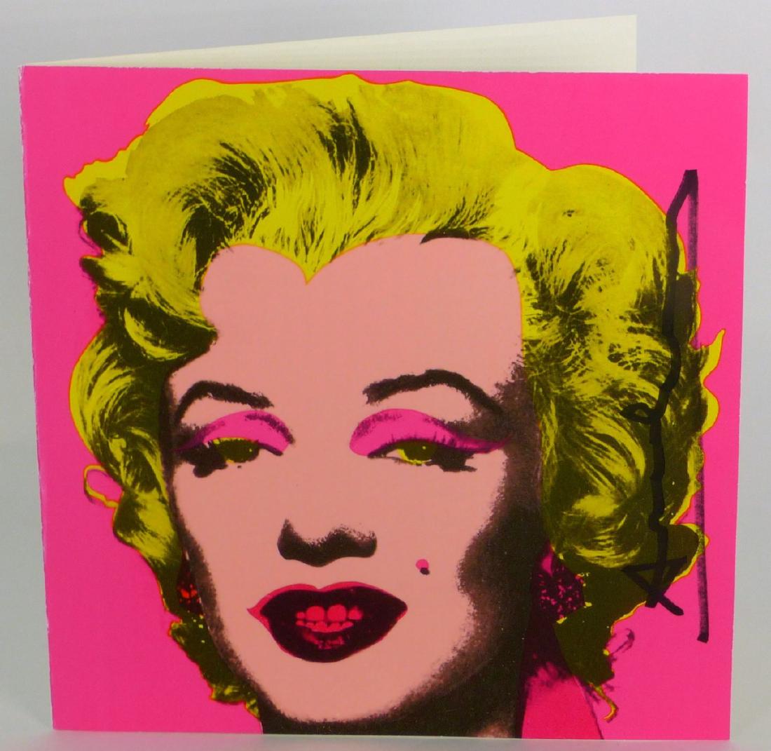 ANDY WARHOL 'MARILYN' CASTELLI INVITATION SIGNED (1 of 9)